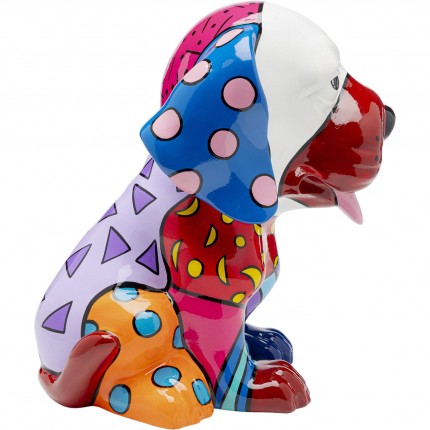 Deco dog patchwork 35cm Kare Design