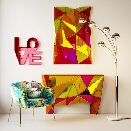 Wall Decoration Love 90x90cm Kare Design