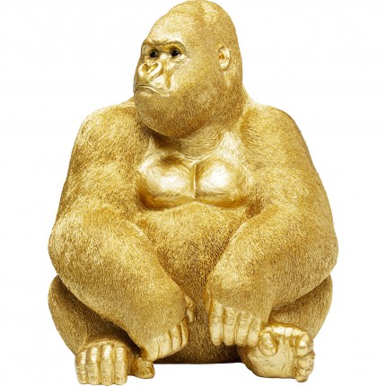 Deco gorilla XL 76cm gold Kare Design