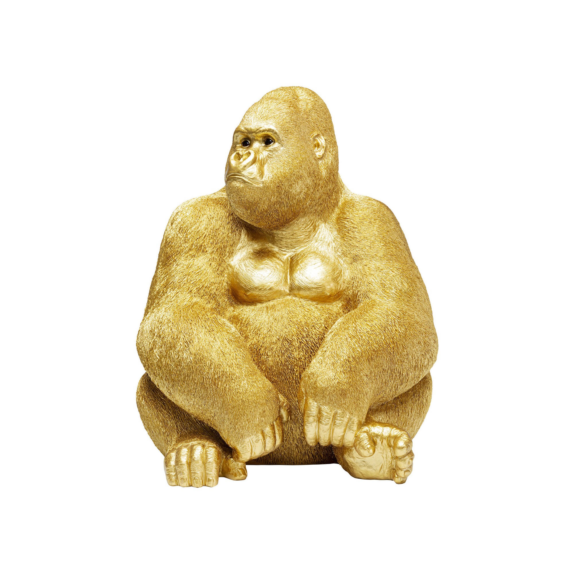 Deco gorilla XL 76cm gold Kare Design