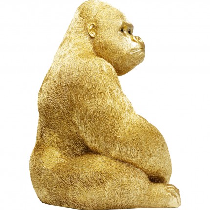 Deco gorilla XL 76cm gold Kare Design