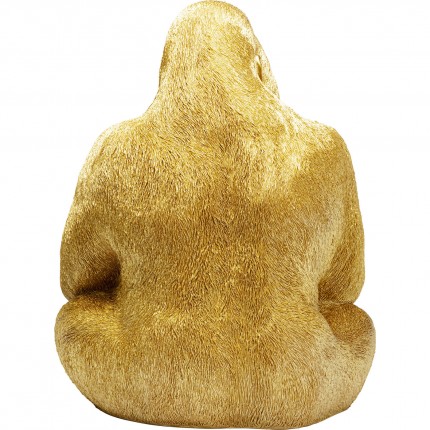 Deco gorilla XL 76cm gold Kare Design