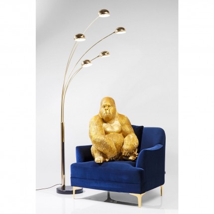 Deco gorilla XL 76cm gold Kare Design