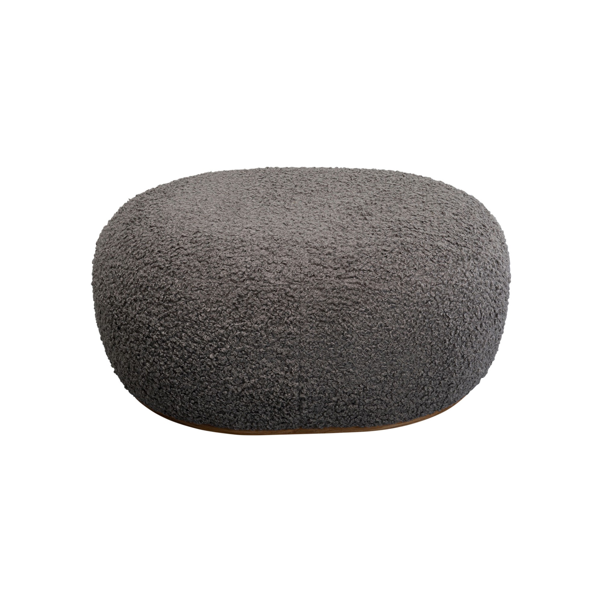 Bench Pebble Boucle Grey 81cm