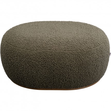 Stool Pebble Boucle 81cm green Kare Design