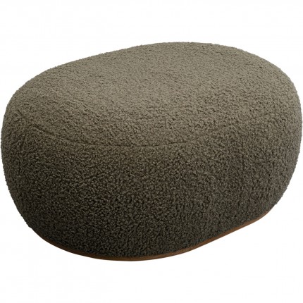 Stool Pebble Boucle 81cm green Kare Design