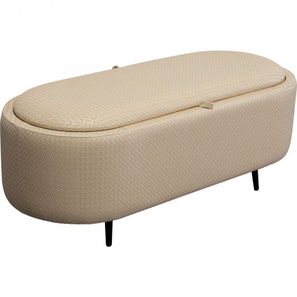 Storage bench Venezia cream Kare Design