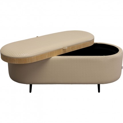 Storage bench Venezia cream Kare Design