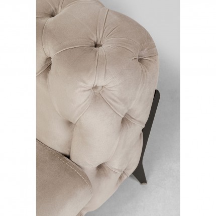 Corner Sofa Bellissima left velvet beige Kare Design