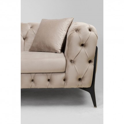 Corner Sofa Bellissima left velvet beige Kare Design