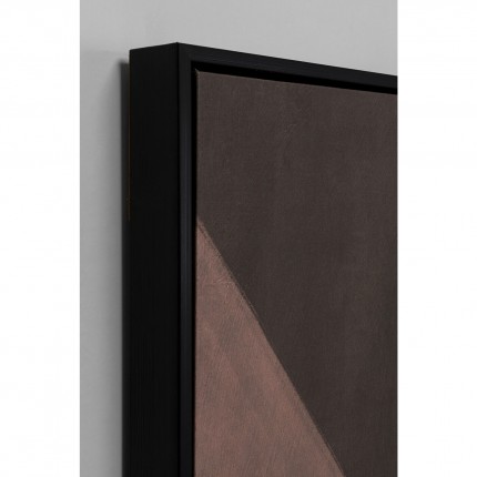 Canvas Picture Artistic 73x113cm brown Kare Design