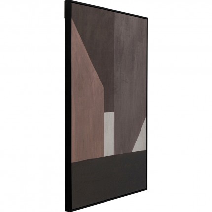 Canvas Picture Artistic 73x113cm brown Kare Design