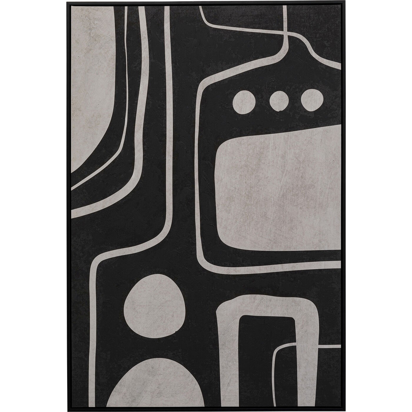 Kare Design Tableau Artistic 73x113cm noir