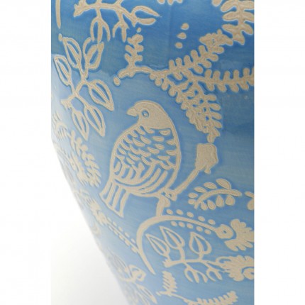 Vase blue birds 33cm Kare Design