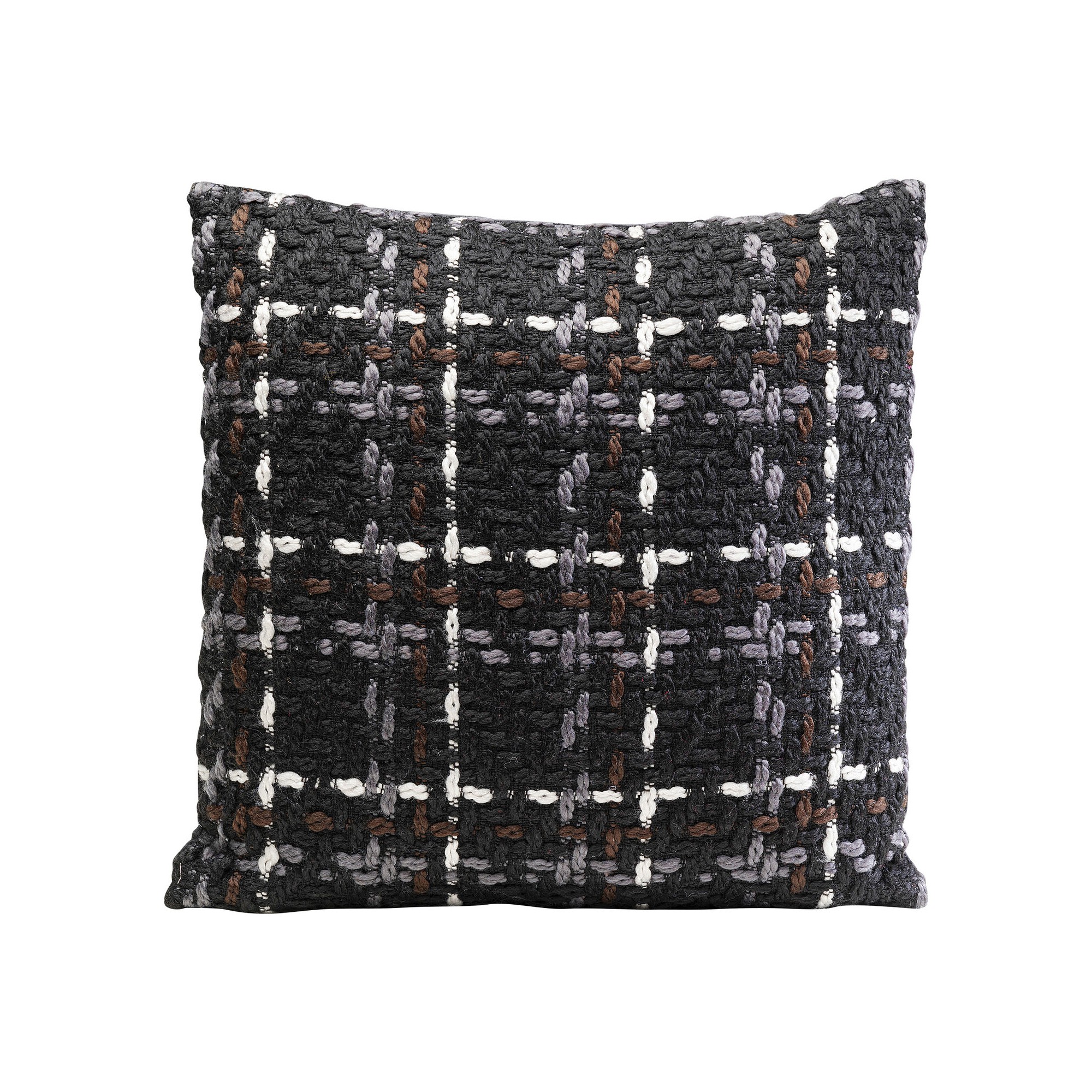 Coussin Colorado noir 45x45cm