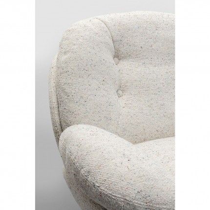 Swivel Armchair with stool Stanford Kare Design