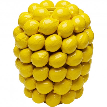 Vase lemons yellow 40cm Kare Design