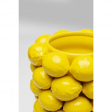 Vase lemons yellow 43cm Kare Design