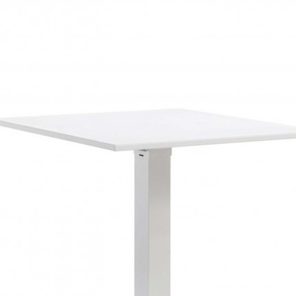 Prada 70x70cm white folding bar table Gescova