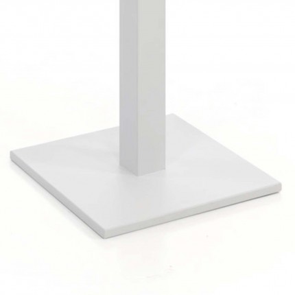 Prada 70x70cm white folding bar table Gescova