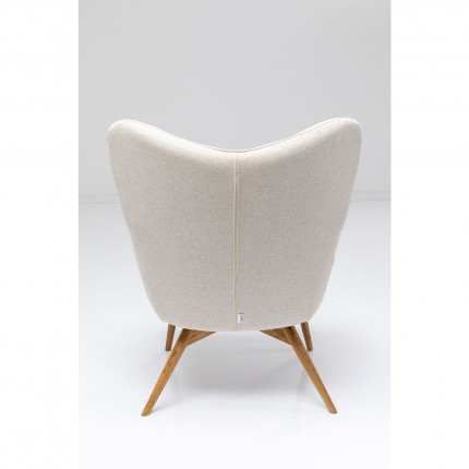 Armchair Vicky Cream Kare Design