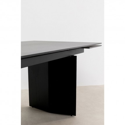 Extension Table Novel 180x90cm black Kare Design