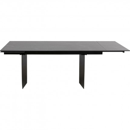 Extension Table Novel 180x90cm black Kare Design