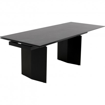 Extension Table Novel 180x90cm black Kare Design