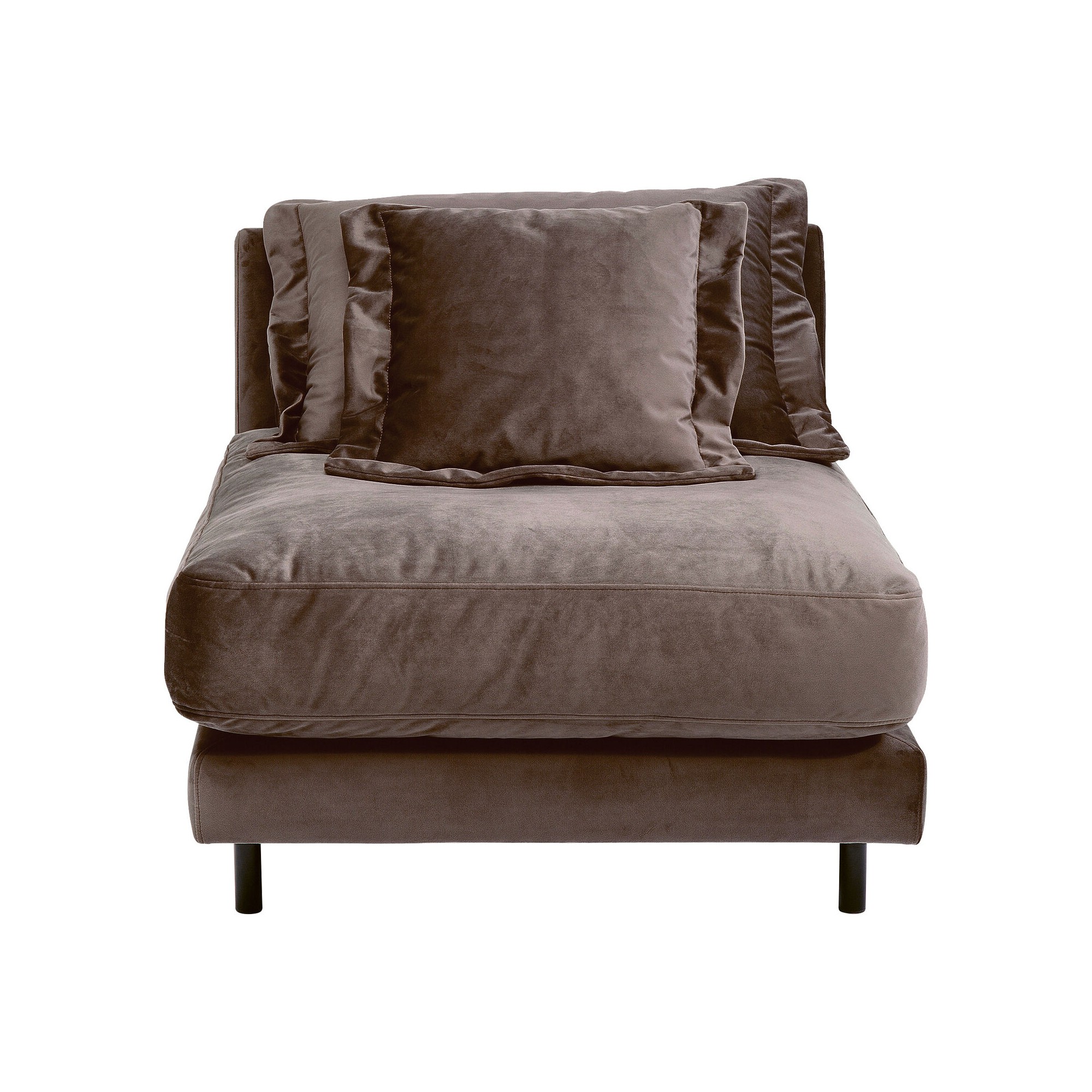 Sofa Element Lullaby velvet taupe Kare Design