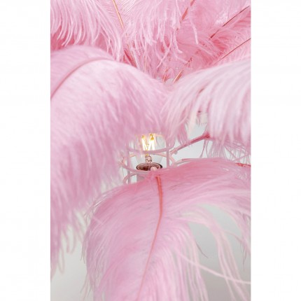 Floor Lamp Feather 165cm pink Kare Design