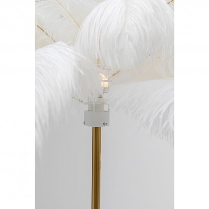 Floor Lamp Feather 165cm white Kare Design