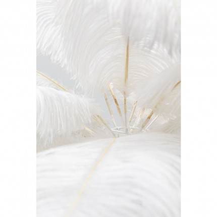 Table lamp feathers white Kare Design