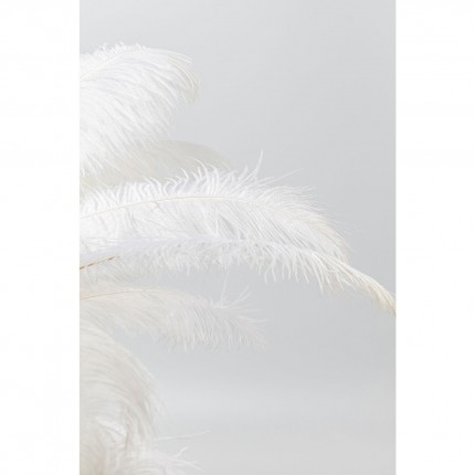 Table lamp feathers white Kare Design