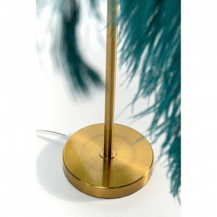 Table lamp feathers green Kare Design