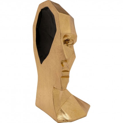 Bookend Face gold (2/Set) Kare Design