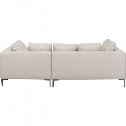 Corner Sofa Gianna 250cm right creme Kare Design