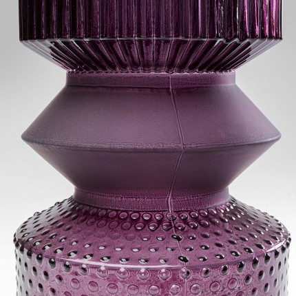 Vase Marvelous Duo purple 36cm Kare Design