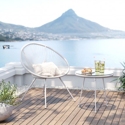 Outdoor Set Acapulco Mono white Kare Design