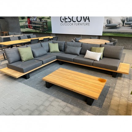 Gescova grey anthracite Valdez garden furniture set