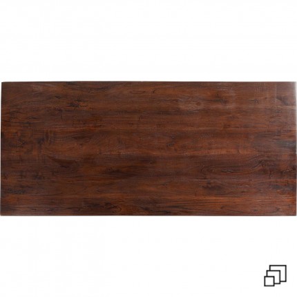 Table Top Tavola Symphony walnut Kare Design