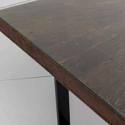 Table Conley 180x90cm pieds noirs Kare Design