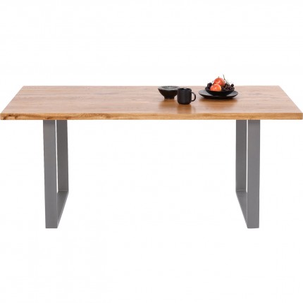 Table Jackie 160x80cm chêne acier Kare Design