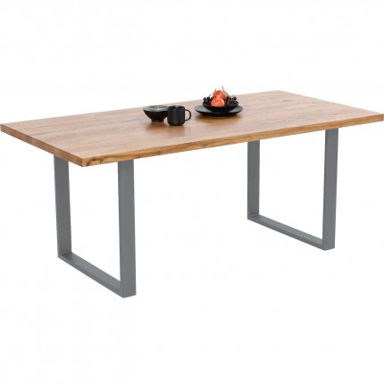 Table Jackie 160x80cm chêne acier Kare Design