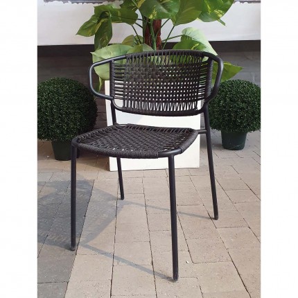 Gescova Forli black garden chair