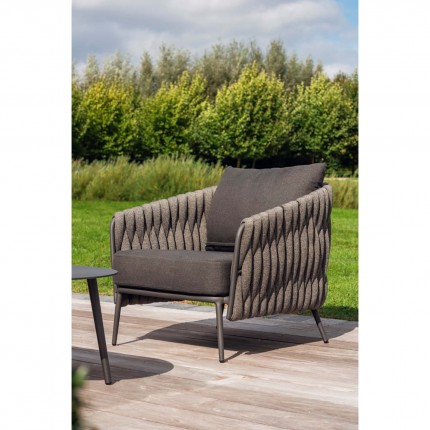 Gescova Vigo anthracite grey garden armchair