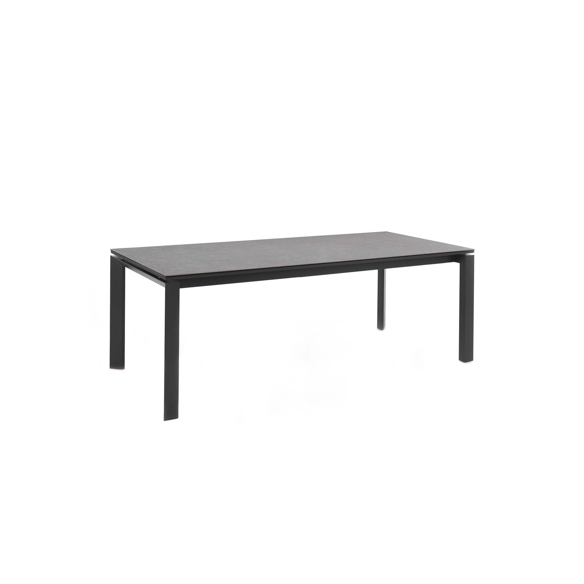 Extension outdoor table Bettini 280x100cm black Gescova