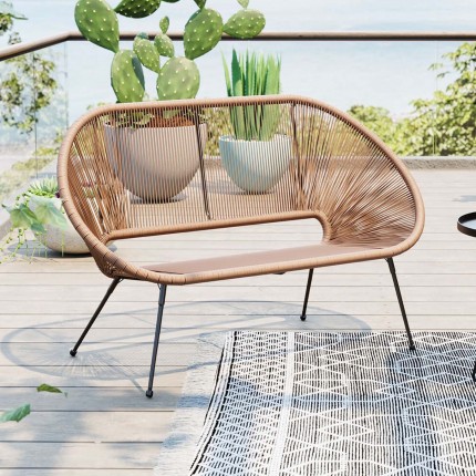 Outdoor Bench Acapulco nature Kare Design