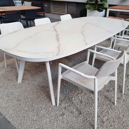 Mali garden table 260x120cm white Gescova