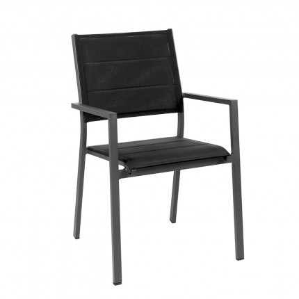 Gescova black Capri garden chair