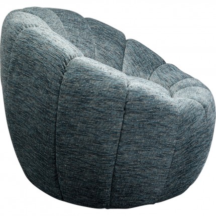 Swivel Armchair Fiori blue Kare Design